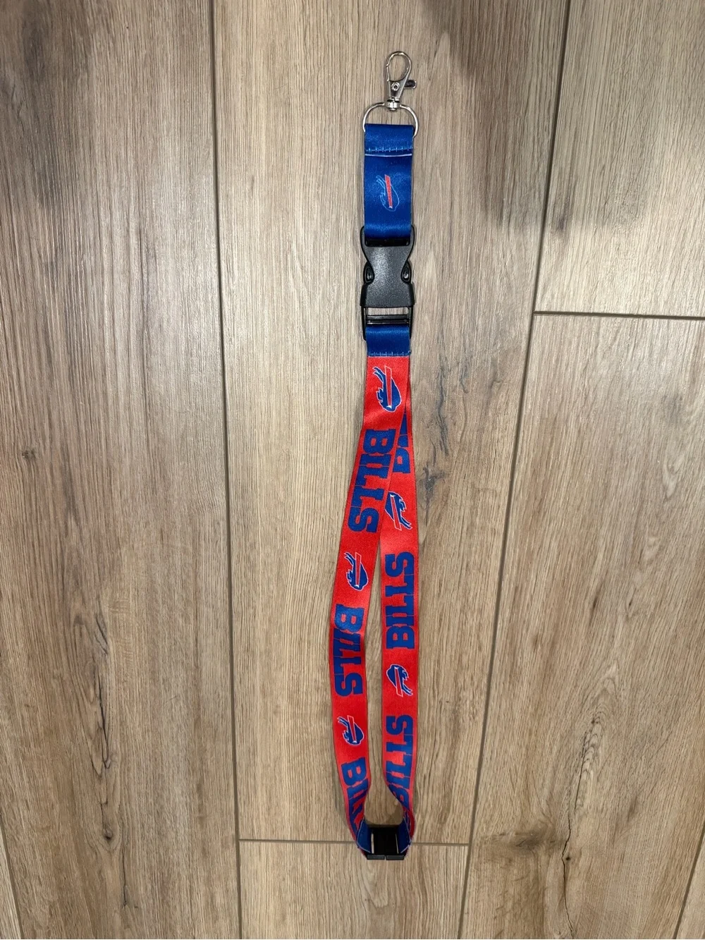 Buffalo Bills lanyard and bracelets